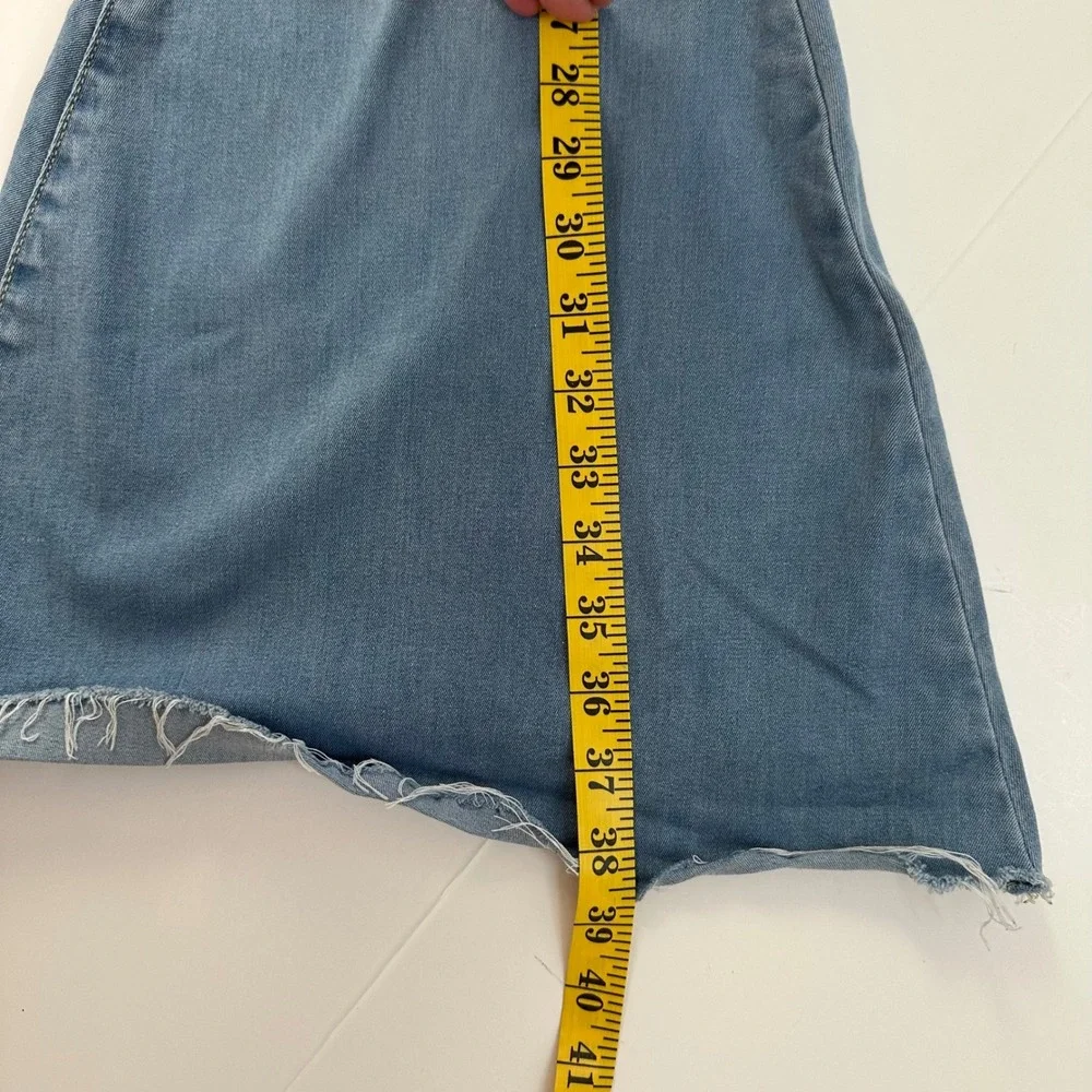 Free‎ People Just Float On Flare Jeans Light Wash Blue High Rise Bell Bottom 26R